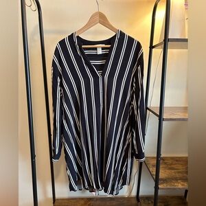 Stripped shift dress